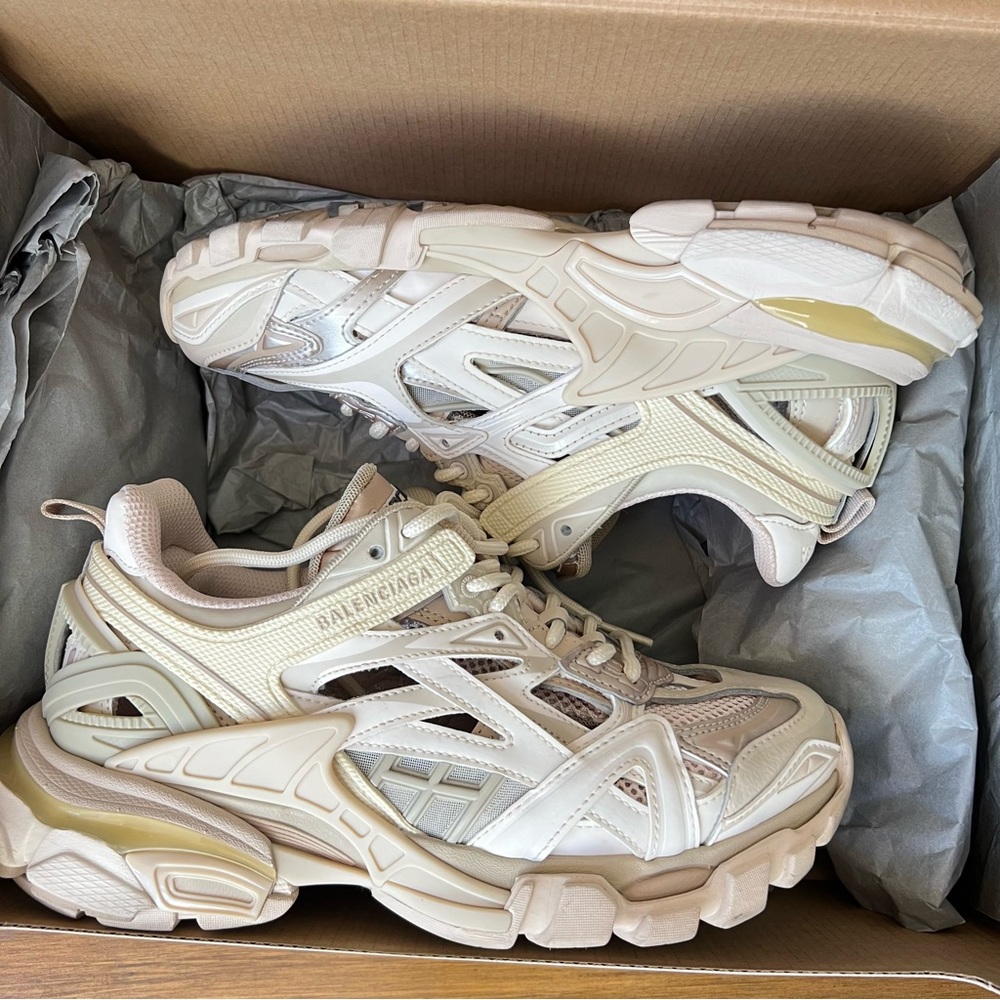 Balenciaga Track 2 sneakers beige nude womens 7